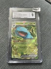 Pokémon Venusaur ex 003/165 Sv: Scarlet & Violet 151 Double Rare Holo CGC 9