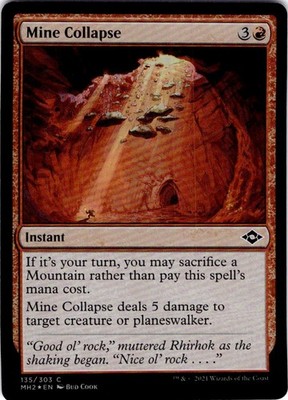 MTG Mine Collapse Modern Horizons 2 FOIL Common #135