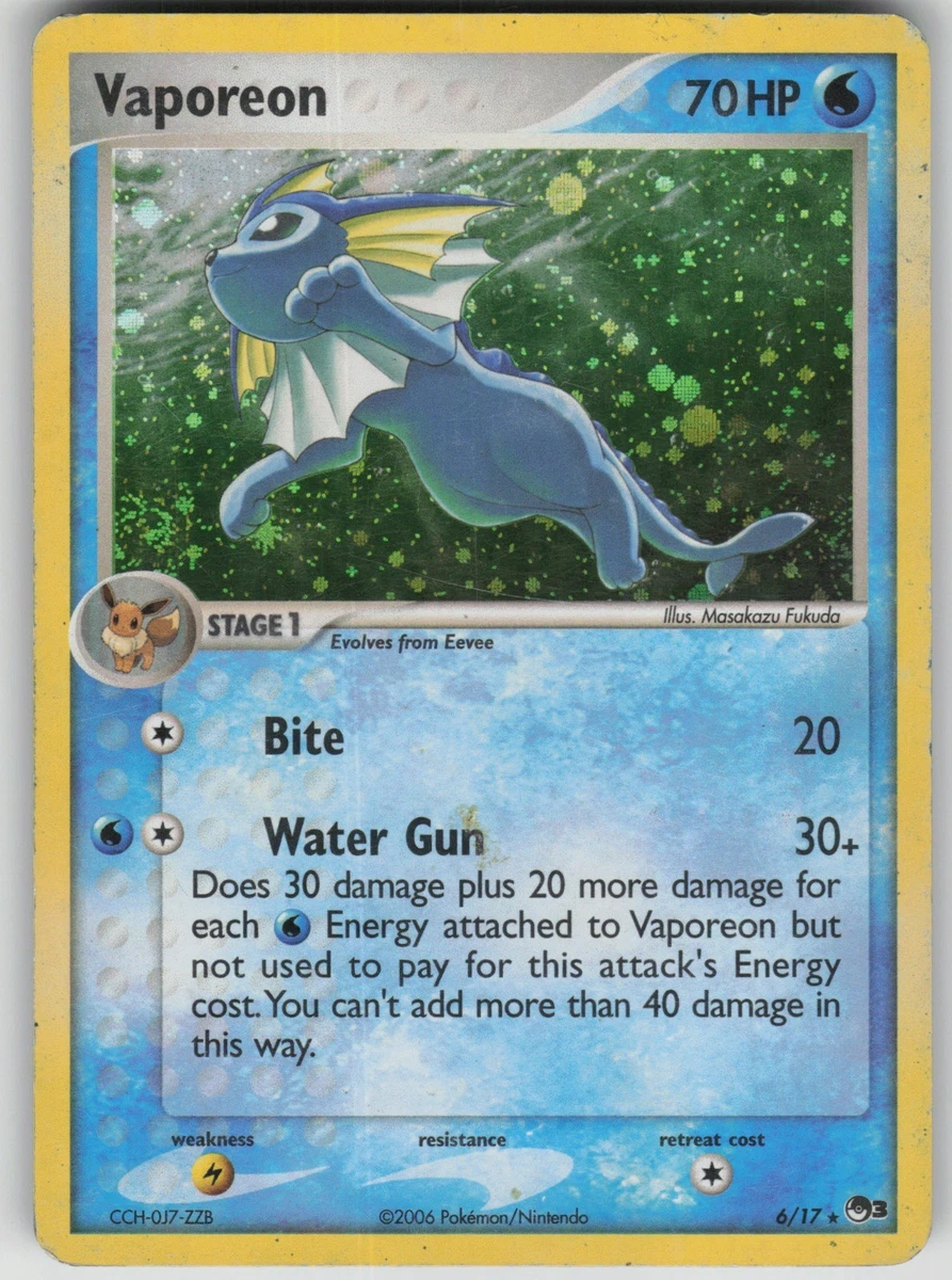 Vaporeon 006/017 POP Series 3 for sale | eBay