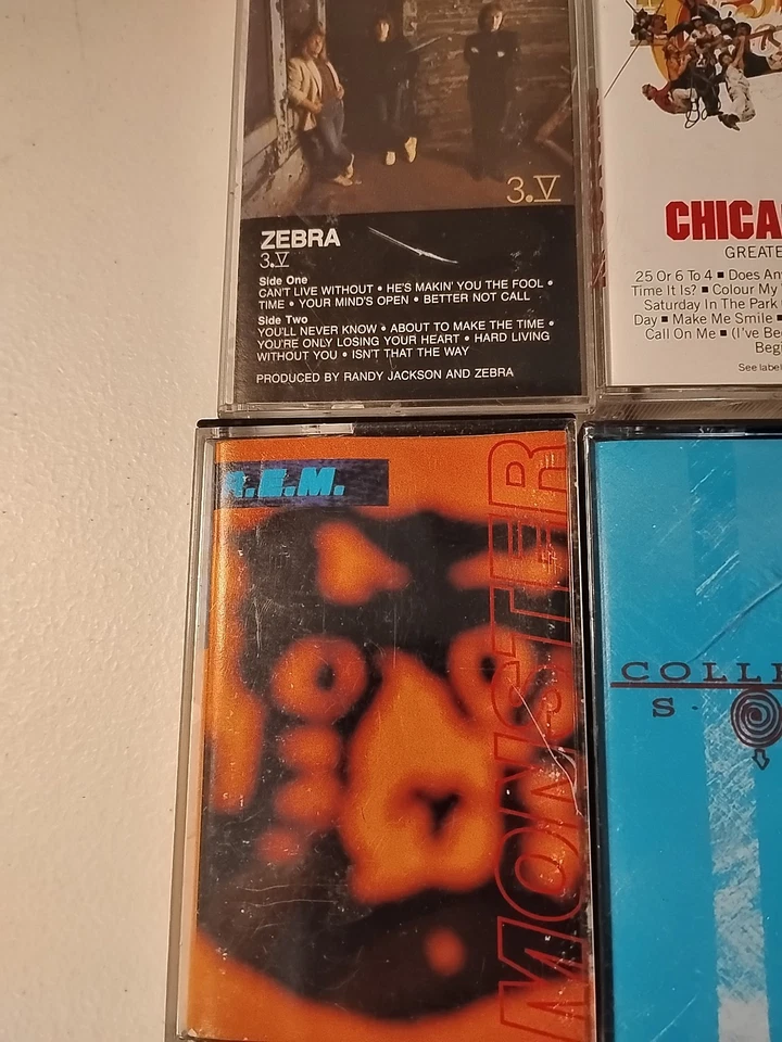 Metal Rock Alternative Vintage 80s/90s Cassette Lot of 7 Tapes Guns & Roses Etc. - Image 4 of 4