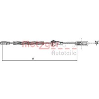Metzger 11.5959 Seilzug Feststellbremse FüR Opel Astra GTC Zafira Classic A04