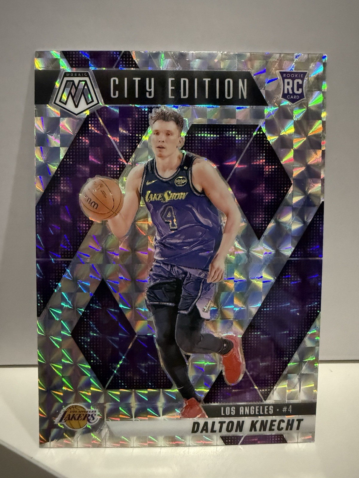 2024-25 Mosaic Dalton Knecht Mosaic Prizm City Edition #271 LA Lakers RC