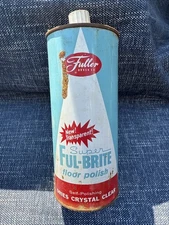 Fuller Brush Co Vintage Floor Polish Tin 1 Qt
