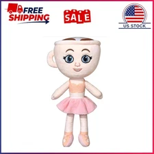 Italian Brainrot Plush Toy 10 Inches Ballerina Cappuccina Plush Soft Stuffed