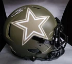 Emmitt Smith Autographed Cowboys F/S STS Authentic Helmet Beckett & Prova COAs