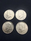 1968 D Kennedy Half Dollar Set Of 4 - 40% Silver