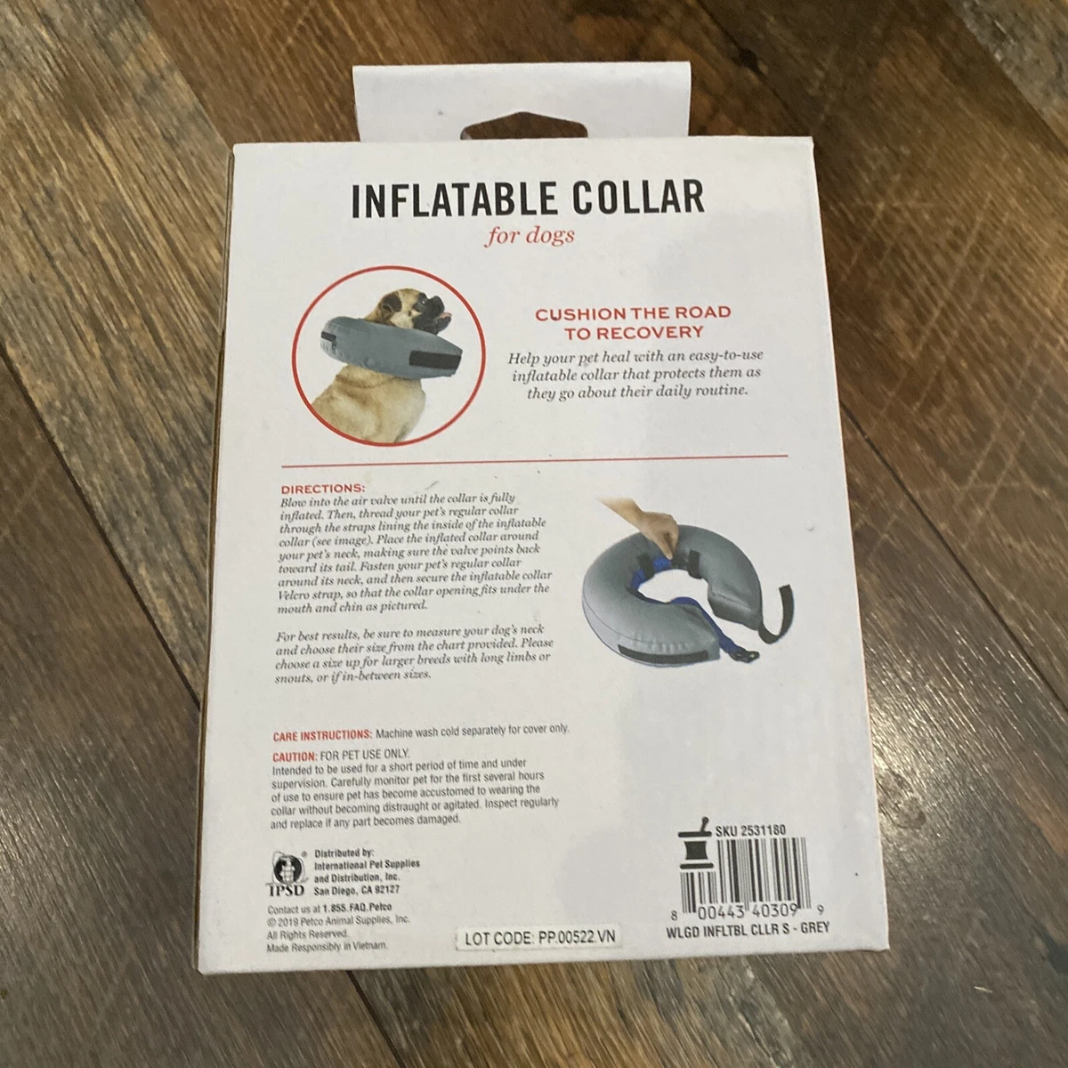 Petco well and good inflatable collar 2025