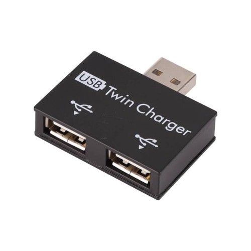 micro USB Splitter USB a 2 porte Adattatore multiporta Hub caricatore USB - Bild 4 von 10