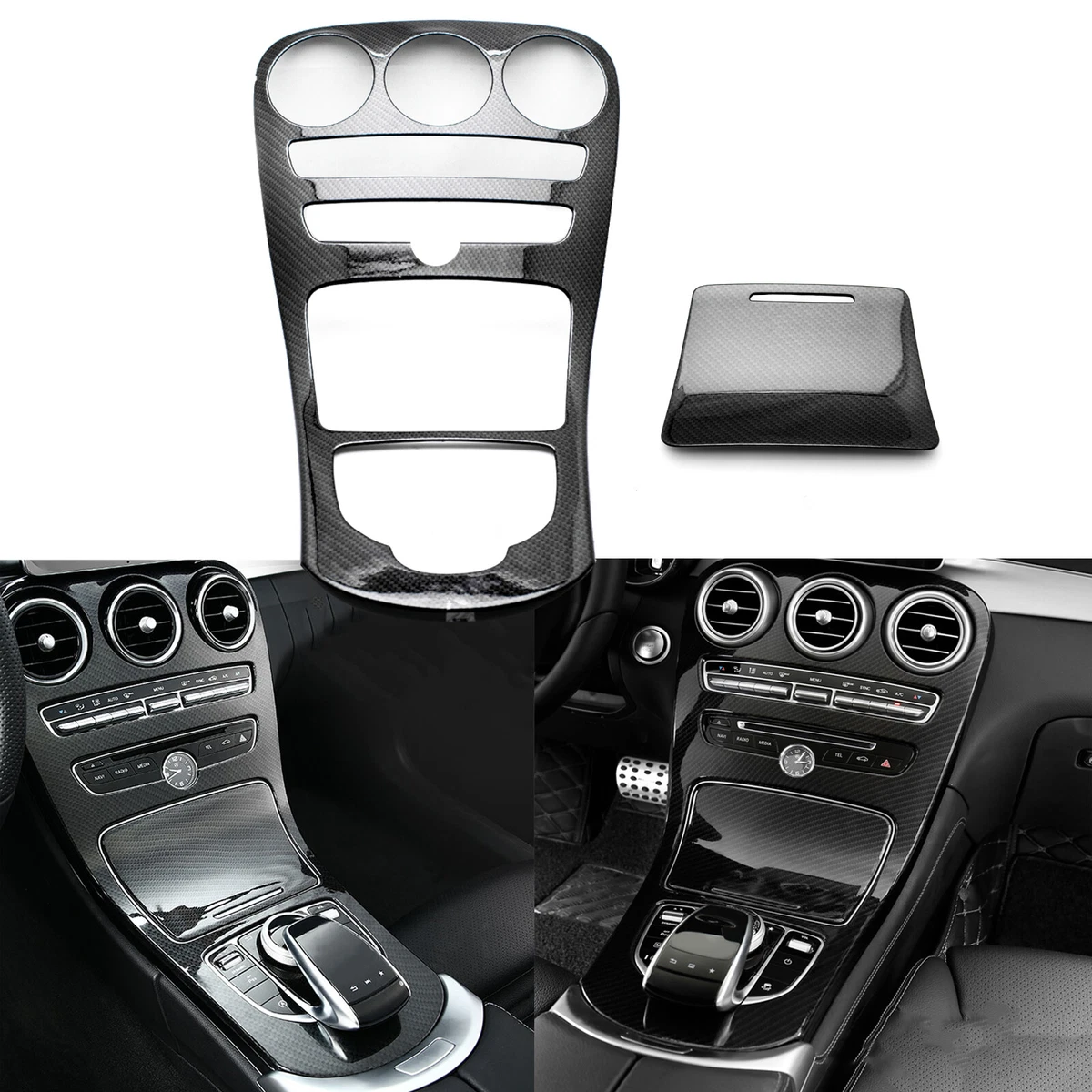 W205 center online console cover