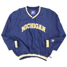 Vintage Starter Michigan Wolverines Pullover XL