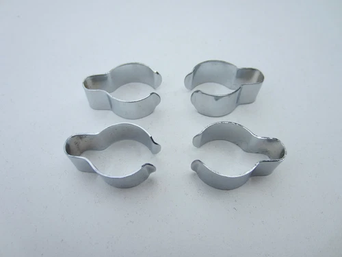 HANDLEBAR WIRING CABLE CLIP BSA TRIUMPH NORTON AJS MATCHLESS 97-4112 S STAINLESS