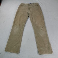 Polo Ralph Lauren Corduroy Pants Mens 34 Brown Casual Geek Nerd Acadmeia 34x32