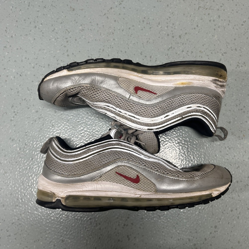 Nike Air Max 97 Mens Size 11 Silver Bullet Sneakers 554716-060