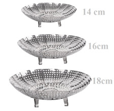 3 x Dampfgarer Dünsteinsatz Dampfgarer Topf Garen DÄMPFEN DÄMPFEINSATZ Set