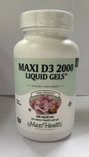 Maxi Health • Maxi D3 2000 Liquid Gels • 180 Count • Exp: 05/2025