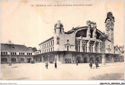 ADGP9-76-0773 - ROUEN - la gare de la rue verte - right bank
