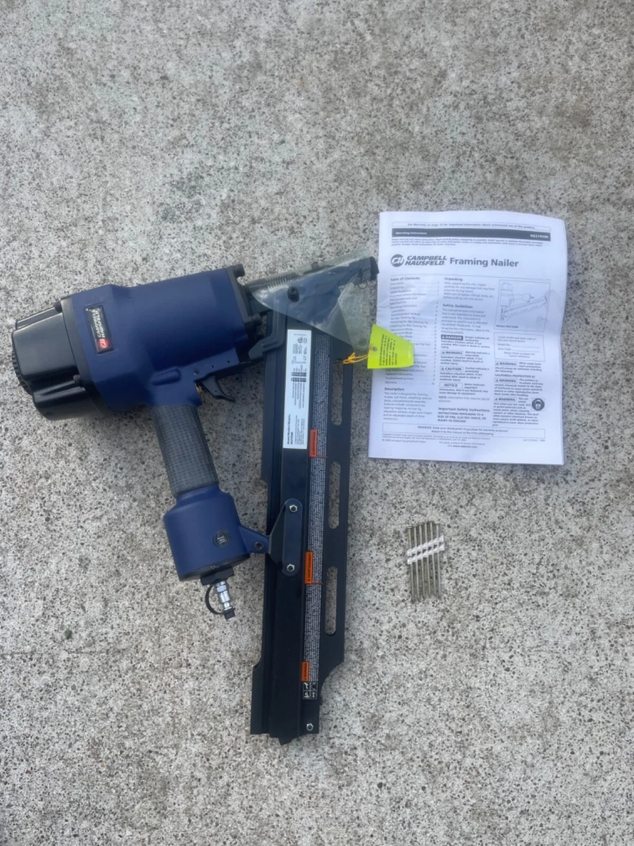 Campbell Hausfeld 21 degree Magnesium Round Head Framing Nailer NS219500 New