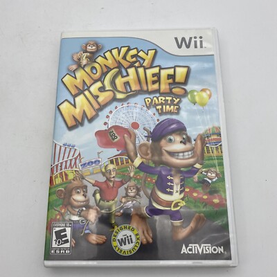 Monkey Mischief Party Time (Nintendo Wii, 2008) Complete 47875757394| eBay