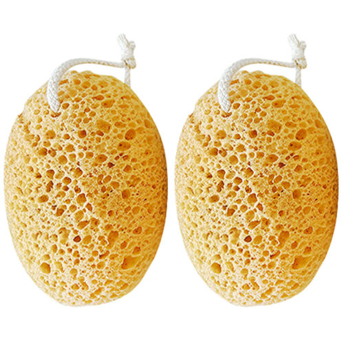 2 Pcs Body Sponges Bath Accessories Man Miss Exfoliating Back Scrubber