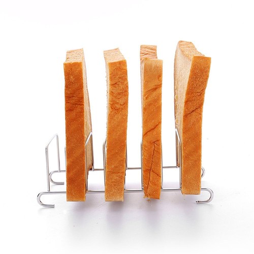 Fryer Kitchen Supplies Organizer Toast Bread Rack Non-Stick Loaf Stand ...