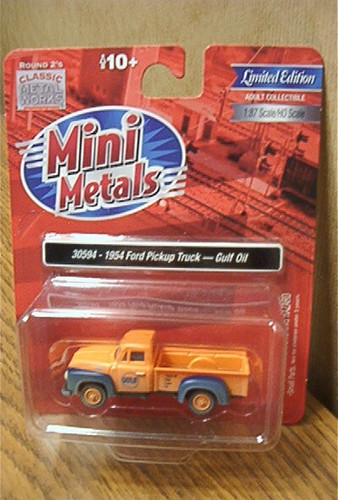 Camioneta Ford 1954 Metal Works Mini Metals-Gulf Oil HO Scl 30594 | Zustand: New