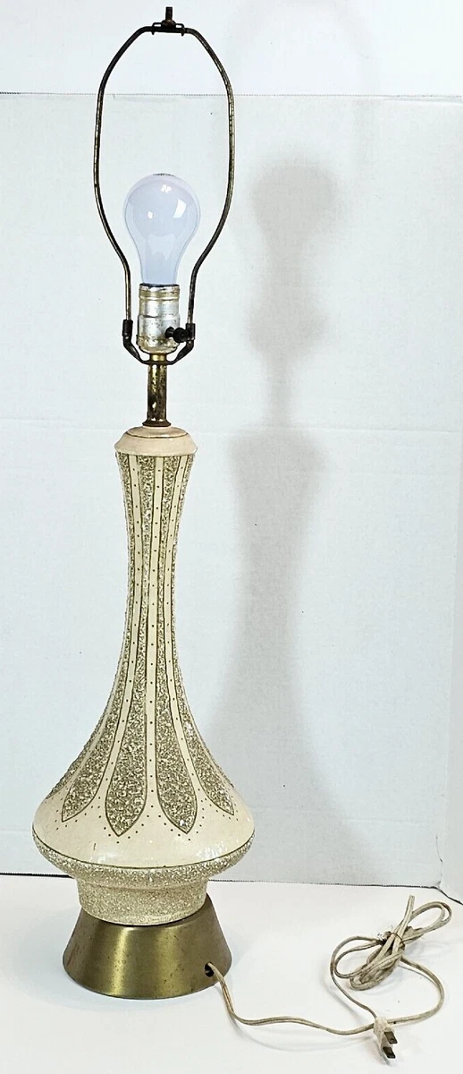 Vintage Quartite Creative Corp Mid Century Chalkware Genie Lamp
