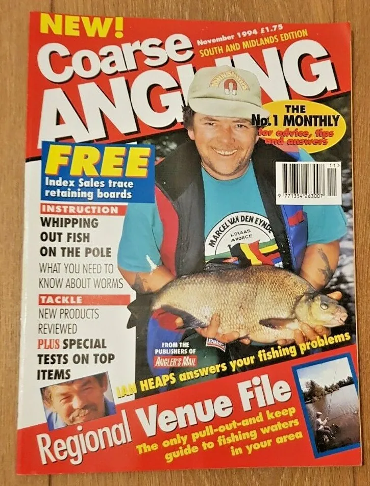 COARSE ANGLING - RARE FISHING MAGAZINE - NOVEMBER 1994
