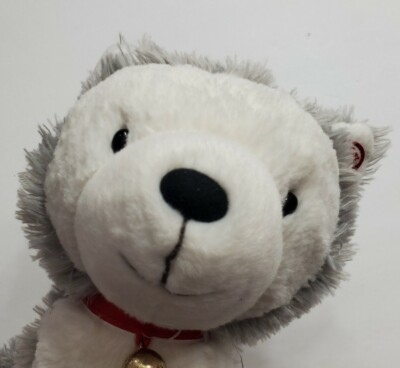 #ad HALMARK EXCLUSIVE BOOK BUDDY HUSKY WOLF 11quot; NOT WORKING STUFFED ANIMAL TOY $7.86