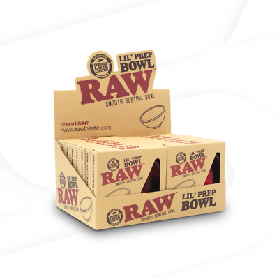 RAW Lil' Prep Bowl - Full Box, 16 bowls per box