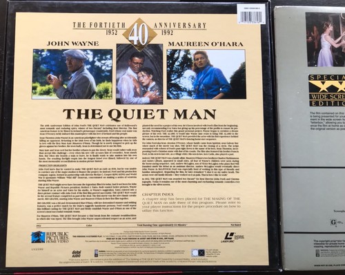 John Wayne The Quiet Man, North To Alaska, Double Feature LASERDISC Movie Lot - Picture 6 of 16