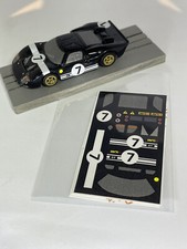 Decal kit for AFX GT40 body  7 BONDURANT /MAGLIOLI LE MANS 1965