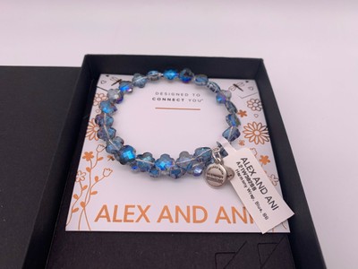NEW Alex and Ani HARMONY WRAP BLUE 