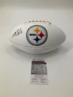 MICHAEL VICK PITTSBURGH STEELERS SIGNED LOGO FOOTBALL JSA WITNESS COA