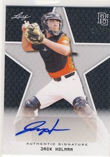 JACK HOLMAN 2020 Leaf Perfect Game PG Black AUTO /50 UCSB