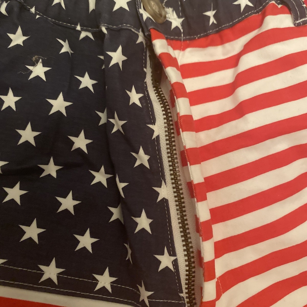 patriotic American flag mens swim shorts trunks XL Meripex View 5