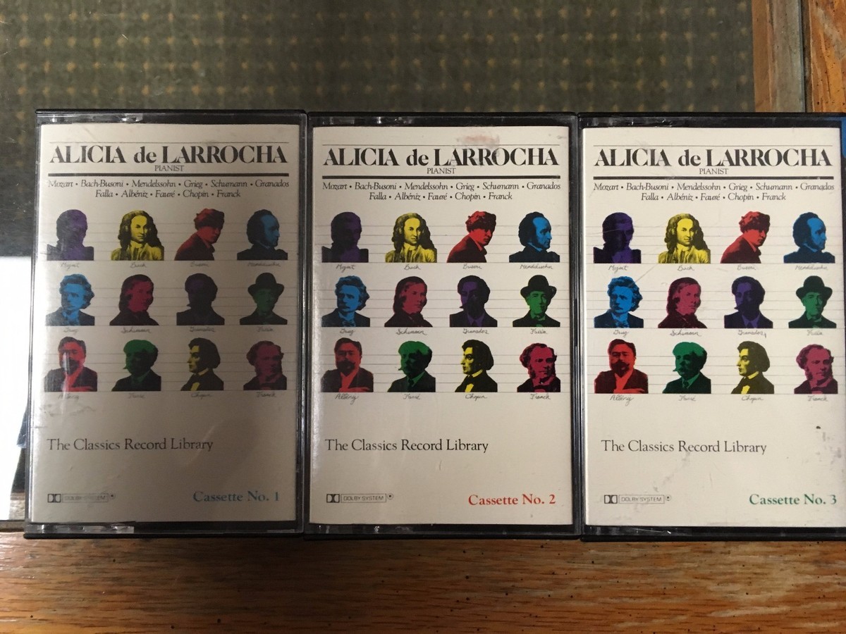 Alicia De Larrocha Classics Record Library Book of The Month Club 