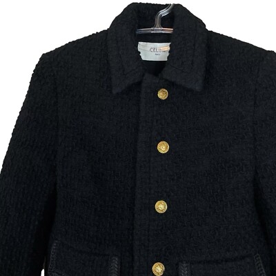 ジャケット CELINE | CHASSEUR JACKET IN CASHMERE FLANNEL CHASSEUR JACKET IN CASHMERE FLANNEL - BLACK | CELINE