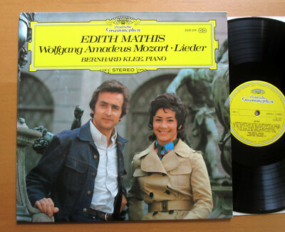 DG 2530 319 Edith Mathis Mozart Lieder Bernhard Klee 1973 NM/EX + insert