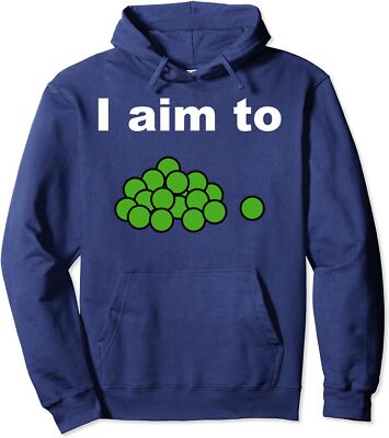Funny I Aim To Peas - Funny Fun I Aim To Peas Unisex Hooded Sweatshirt