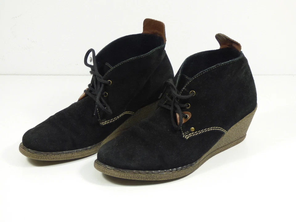 RIEKER Damen Leder Schuhe Gr 38 DE / Schwarz und Neuwertig  ( S 3411 ) - Bild 1 von 4