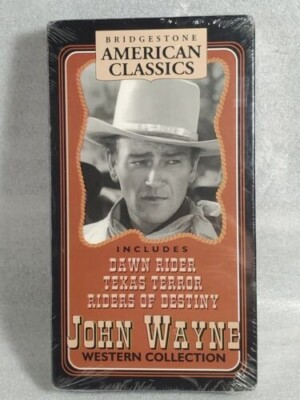 John Wayne - Western Collection (VHS) Dawn Raifer/Texas Terror/Riders of Destiny