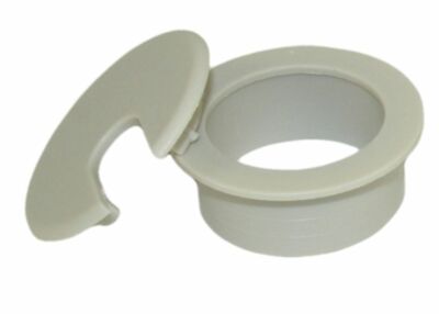 MyCableMart 1 3/4 Cut-Hole Size White Round Wire