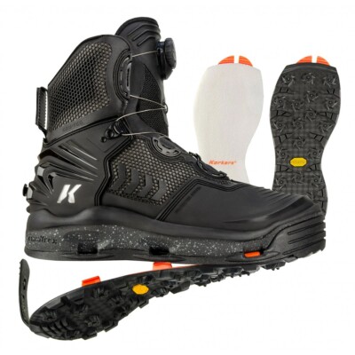 Korkers River OPS (BOA) Watschuh #10 + Vibram & Felt Sohlen TOP !!!