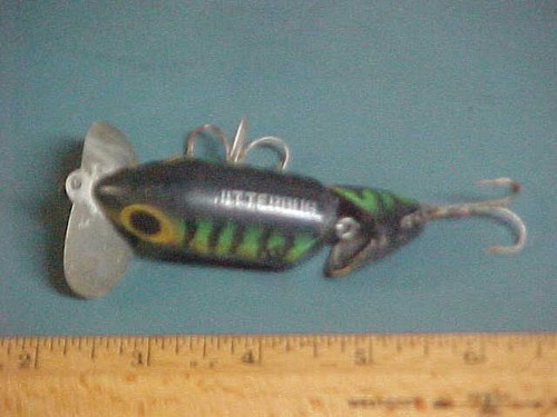 Vintage Wood Jitterbug Fishing Lure / Jointed (Arbogast ?) | eBay