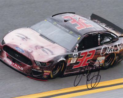 AUTOGRAPHED 2019 Corey Lajoie #32 Go Fas Racing OLD SPICE BEARD (Cup Series) Sig