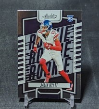Jalin Hyatt Rookie RC 2023 Absolute Football Card #126 New York Giants