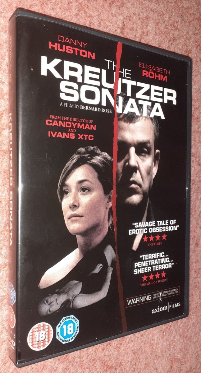 The Kreutzer Sonata (2008) Rare UK DVD Danny, Anjelica Huston