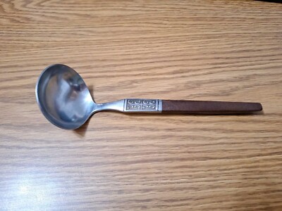 Ekco Eterna LA JOYA Stainless Steel Japan MCM Wood Silverware Flatware Vintage