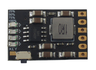 2pcs Li-ion 18650 3.7V 4.2V Battery Charger Board DC-DC Step Up Boost 5V MH-CD42