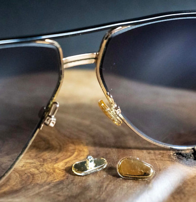 Ersatz Nasenpads für Tom Ford Brillen Sonnenbrille Snap-In Silikonbeschichtung